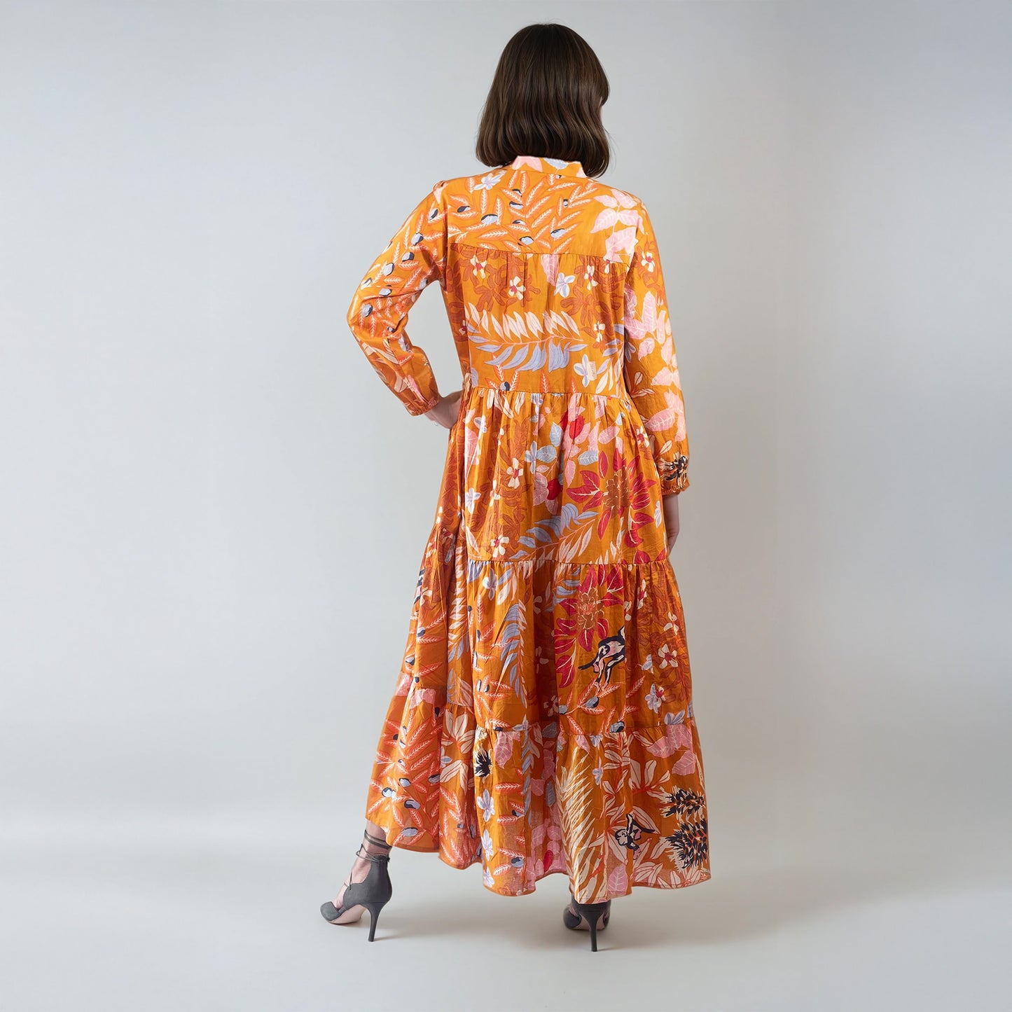 Robe longue à imprimées fleuries | Ambala