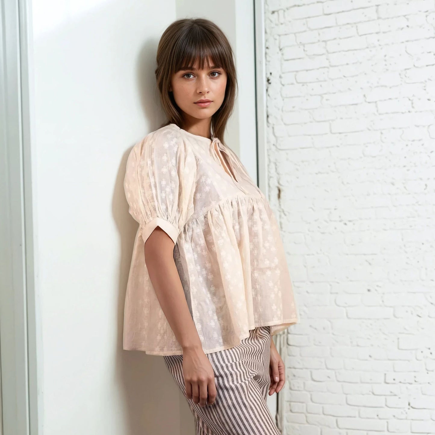 Blouse Bohème à motifs brodés | Atiz-1