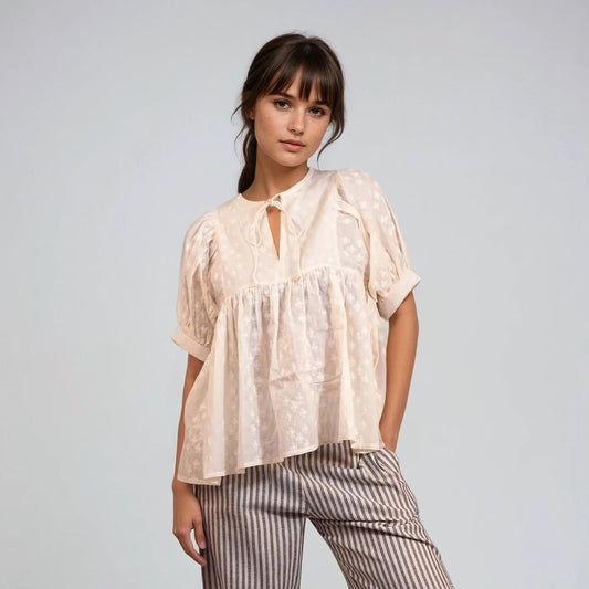 Blouse Bohème à motifs brodés | Atiz-1